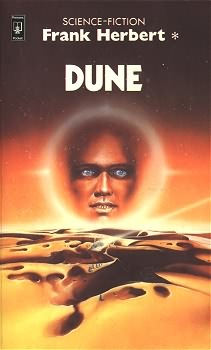 Dune - couverture de l'édition de poche française dans les années 1980